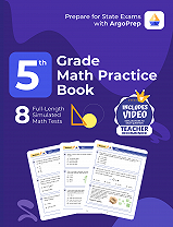 5th Grade Math Practice Book: 8 Full-Length Simulated Math Tests - img